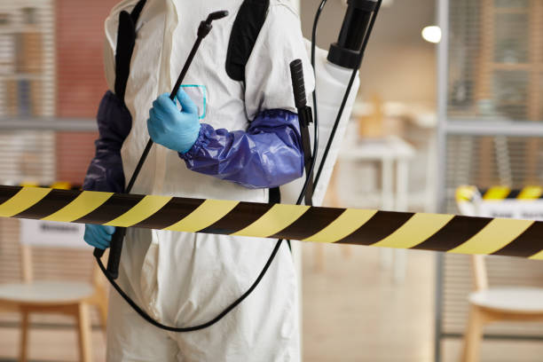 Professional Trauma Scene Cleanup technician working in Bridgeport, OH